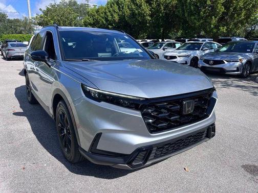 Solar Silver 2025 Honda CR-V Hybrid Sport FWD