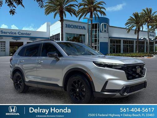Solar Silver 2025 Honda CR-V Hybrid Sport FWD