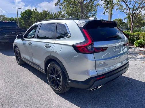 Solar Silver 2025 Honda CR-V Hybrid Sport FWD