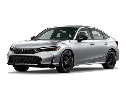 Solar Silver 2026 Honda Civic Hybrid Sport