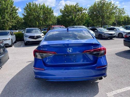 Aegean Blue 2024 Honda Civic Sport
