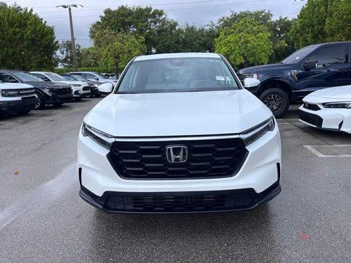 Platinum White Pearl 2024 Honda CR-V LX 2WD