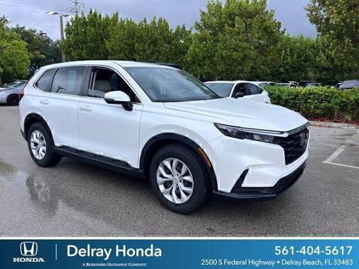 Platinum White Pearl 2024 Honda CR-V LX 2WD