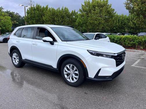 Platinum White Pearl 2024 Honda CR-V LX 2WD