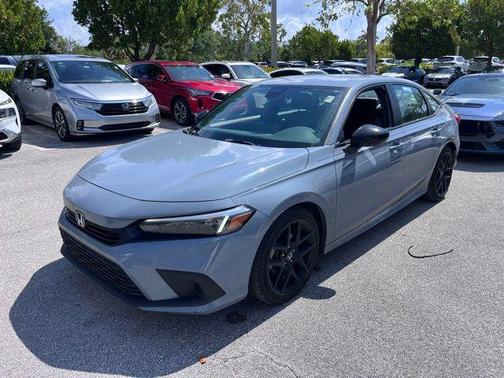 Sonic Gray Pearl 2024 Honda Civic Sport