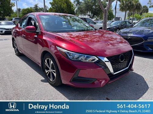 Scarlet Ember Tintcoat 2023 Nissan Sentra SV