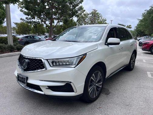 Lunar Silver Metallic 2019 Acura MDX 3.5L w/Technology Package