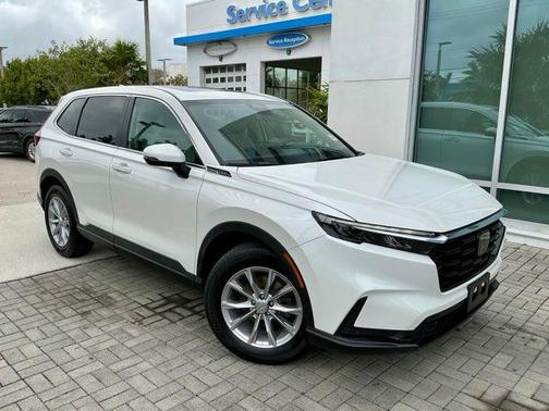 Platinum White Pearl 2023 Honda CR-V EX-L