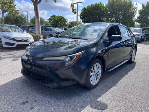 Black Sand Pearl 2021 Toyota Corolla LE