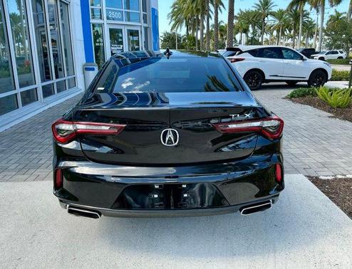 Platinum White Pearl 2023 Acura TLX Technology
