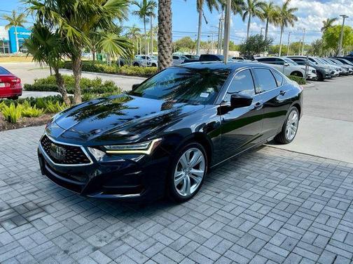 Platinum White Pearl 2023 Acura TLX Technology