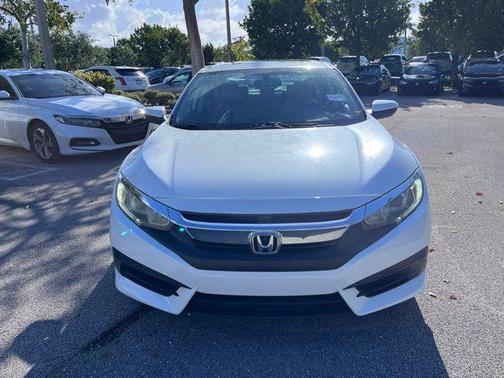 White Orchid Pearl 2018 Honda Civic EX