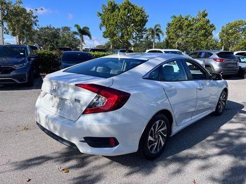 White Orchid Pearl 2018 Honda Civic EX