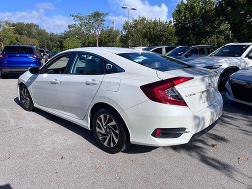 White Orchid Pearl 2018 Honda Civic EX