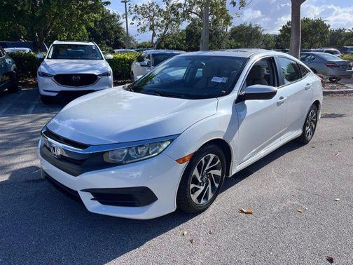 White Orchid Pearl 2018 Honda Civic EX