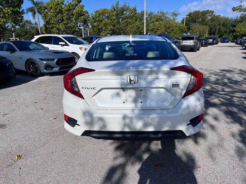 White Orchid Pearl 2018 Honda Civic EX