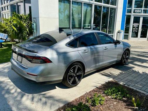 Lunar Silver 2023 Honda Accord Hybrid Sport
