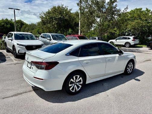 Platinum White Pearl 2026 Honda Civic LX