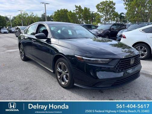 Crystal Black Pearl 2023 Honda Accord EX