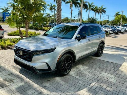 Lunar Silver 2023 Honda CR-V Hybrid Sport FWD