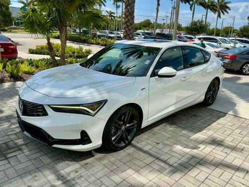 Platinum White Pearl 2023 Acura Integra A-SPEC