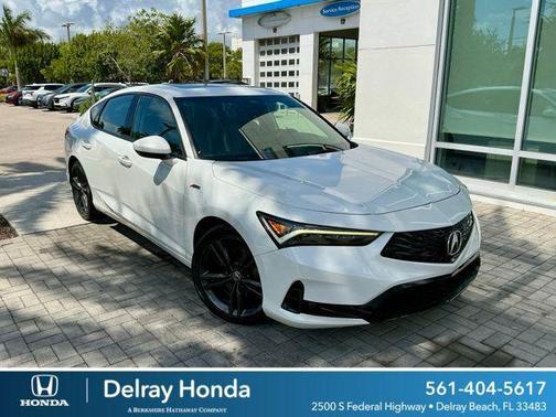 Platinum White Pearl 2023 Acura Integra A-SPEC