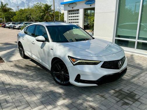 Platinum White Pearl 2023 Acura Integra A-SPEC