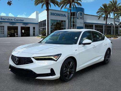 Platinum White Pearl 2023 Acura Integra A-SPEC