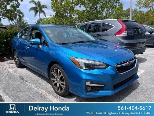 Island Blue Pearl 2019 Subaru Impreza 2.0i Limited