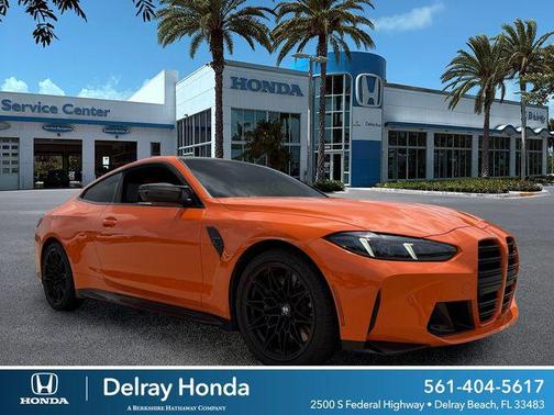 Orange 2025 BMW M4 Competition xDrive