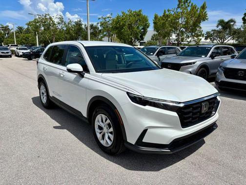 Platinum White Pearl 2026 Honda CR-V LX 2WD