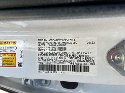 2023 Honda Accord LX 1.5T