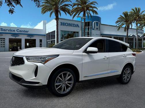 Platinum White Pearl 2024 Acura RDX Technology Package