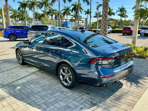 Canyon River Blue 2023 Honda Accord Hybrid EX-L