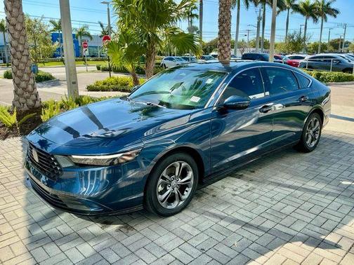 Canyon River Blue 2023 Honda Accord Hybrid EX-L