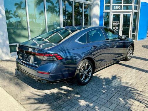 Canyon River Blue 2023 Honda Accord Hybrid EX-L