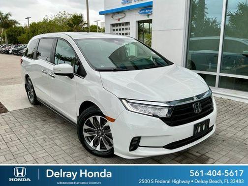 Platinum White Pearl 2023 Honda Odyssey EX-L