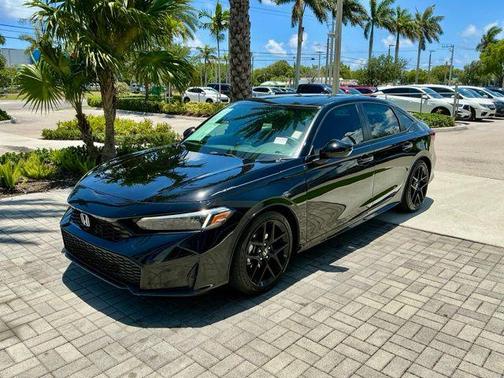 Crystal Black Pearl 2025 Honda Civic Sport