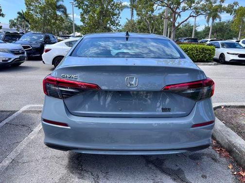 Sonic Gray Pearl 2023 Honda Civic EX