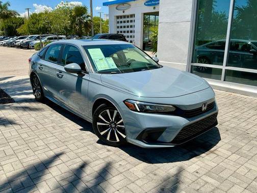 Sonic Gray Pearl 2023 Honda Civic EX