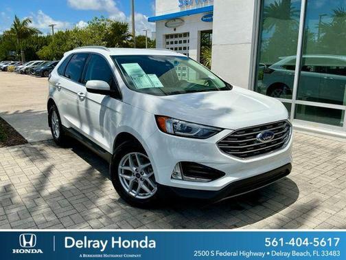 Oxford White 2021 Ford Edge SEL