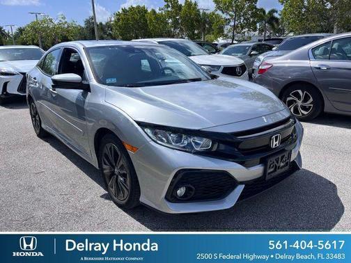 Lunar Silver 2019 Honda Civic EX