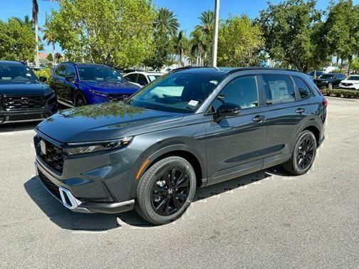 Meteorite Gray 2026 Honda CR-V Hybrid Sport Touring AWD