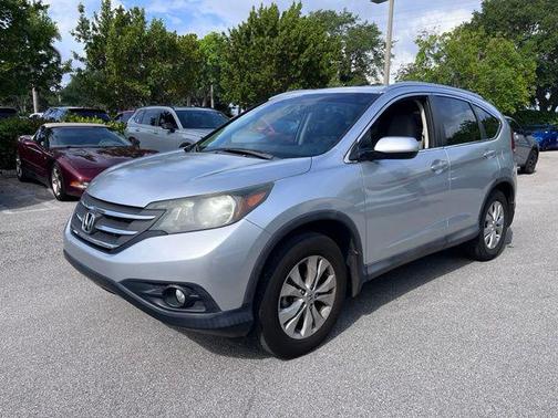 Alabaster Silver Metallic 2014 Honda CR-V EX-L