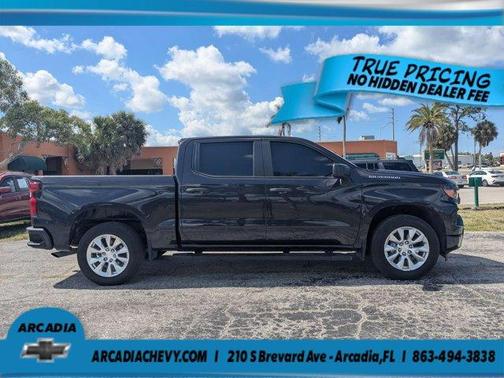 Dark Ash Metallic 2023 Chevrolet Silverado 1500 Custom