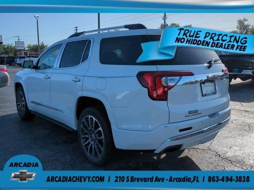 Summit White 2021 GMC Acadia Denali