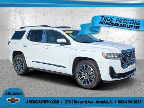 Summit White 2021 GMC Acadia Denali