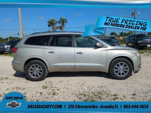 Champagne Silver 2014 Buick Enclave Leather