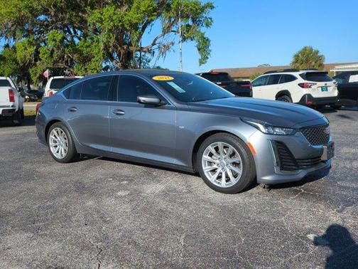 Satin Steel Metallic 2021 Cadillac CT5 Luxury RWD