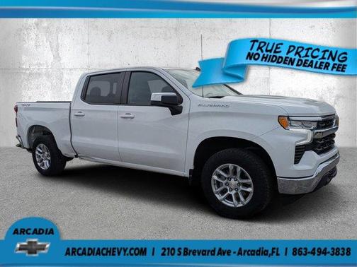 Summit White 2022 Chevrolet Silverado 1500 LT